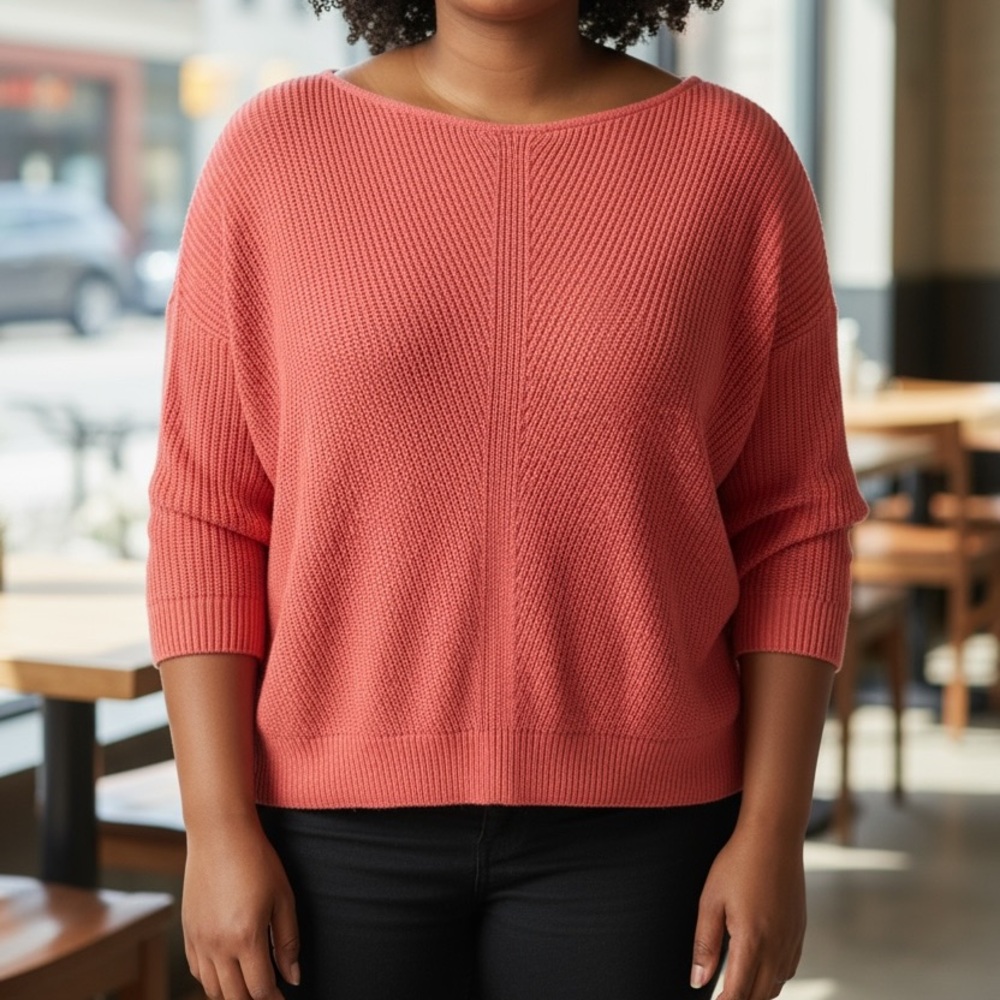 🌼5 for 25🌼 NWT Terra & Sky Women's Crew Neck Sweater Size 1X